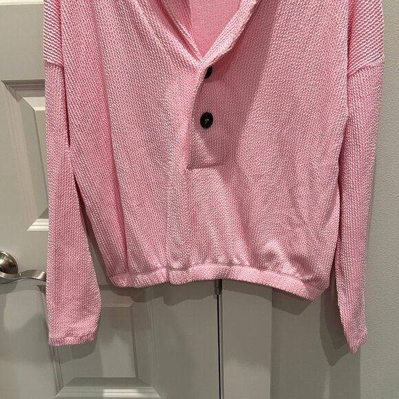 Zenana Pink Ribbed Top - Picture 5 of 8